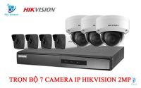 Trọn bộ 7 camera IP Hikvision 2MP giá rẻ
