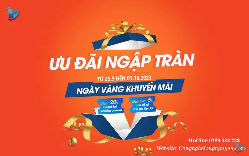 Siêu Sale tháng 9 “Ưu đãi ngập tràn – Ngày vàng khuyến mãi” Cùng Công Nghệ Long Nguyễn