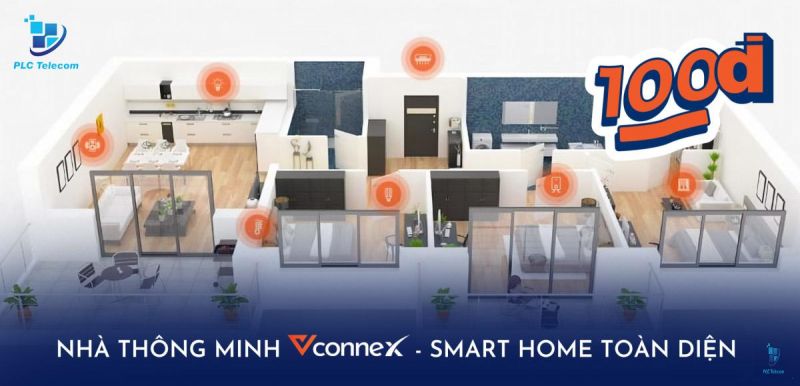 Thi công nhà thông minh Vconnex – Smart Home toàn diện tại bình phước